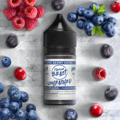 Flavour Beast E-Liquid - Unleashed - Epic Berry Swirl - 20mg (Salt Nic) - Ontario Stamped