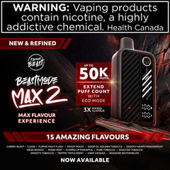 Flavour Beast - Beast Mode Max 2 50K Disposable (Ontario Stamped)