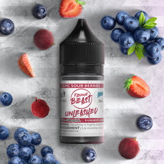Flavour Beast E-Liquid - Unleashed - Epic Sour Berries - 20mg (Salt Nic)