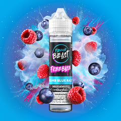 Flavour Beast E-Liquid - 60mL - Bomb Blue Razz (Freebase) - Ontario Stamped