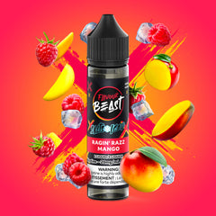 Flavour Beast E-Liquid - 60mL - Ragin' Razz Mango (ICED) (Salt Nic) - Ontario Stamped