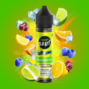 Flavour Beast E-Liquid - 60mL - Slammin' STS (ICED) (Salt Nic) - Ontario Stamped