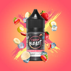 Flavour Beast E-Liquid - STR8 UP Strawberry Banana Iced (Salt Nic) - Ontario Stamped