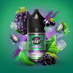 Flavour Beast E-Liquid - Fuzion Extreme Mint - Grape (Salt Nic) - Ontario Stamped