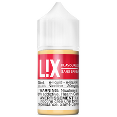 L!X E-Liquid - Flavourless (Salt Nic) - Ontario Stamped