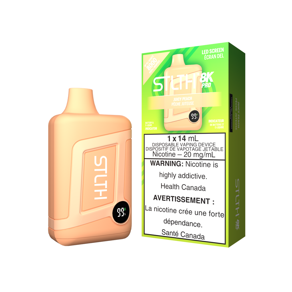 STLTH 8K Pro Disposable Vape - Juicy Peach