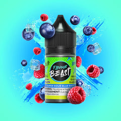 Flavour Beast E-Liquid - Super Sour Blue Razz Iced (Salt Nic) - Ontario Stamped